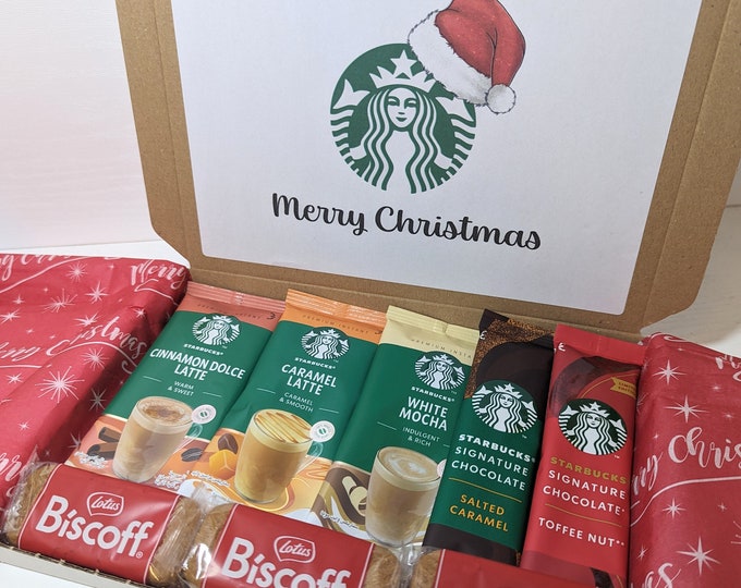 Starbucks Christmas Treat Box, Starbucks, Coffee Box, Coffee Treat Box