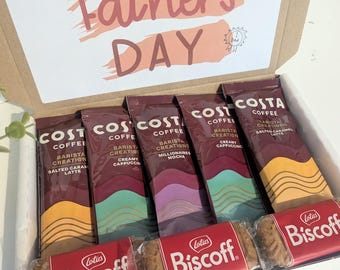 Father's Day Costa coffee treat box, coffee box, coffee treat box, hug in a mug, postal gift