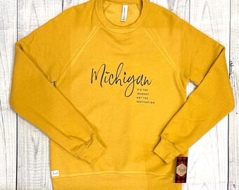 Michigan Crewneck Pullover