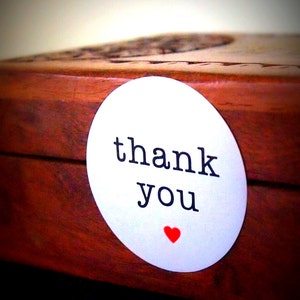 Thank You Sticker, Labels, Wedding Favour Thank you Stickers, Envelope Seals 30mm in diameter image 4