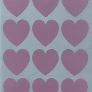 48 pastelroze minihartstickers - envelopzegels, cadeauverpakking, cadeaukaartje, kaarten maken, scrapbooking, gunsten, lollyzakje