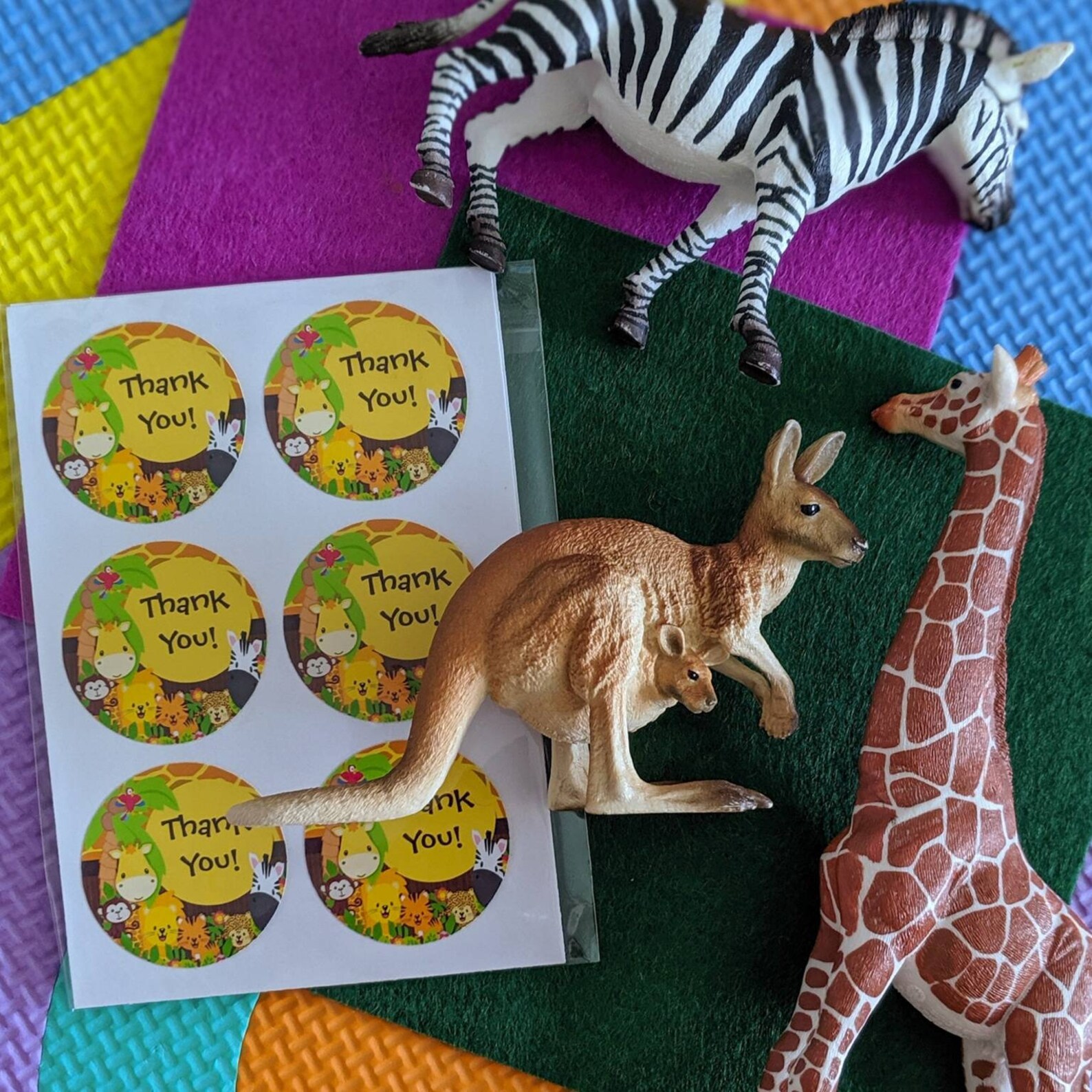 Thank You Stickers Babyshower Birthday Favours Envelope - Etsy