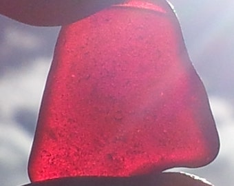 Red Sea Glass Rare, Jewelry . Crafts ,Collectors, Jewellery, Display (Code #02)