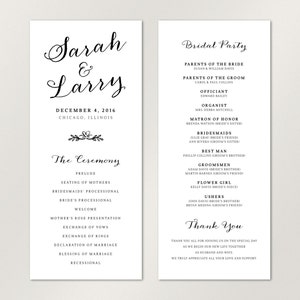 Programa de casamento moderno, Programa de casamento elegante, Programa de casamento católico, Programa de casamento exclusivo, Cores personalizadas, Artigos de papelaria para casamento