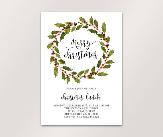 christmas-invitation-christmas-lunch-invitation-christmas-etsy