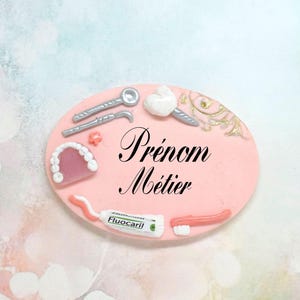 badge dentiste, assistante dentaire