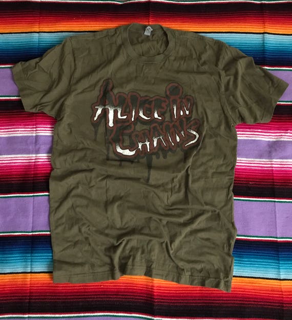 Old School Alice In Chains Band Shirt