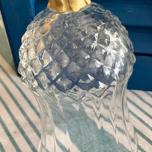Home Interior Clear Glass Diamond Peg Votive Holder Qty 1