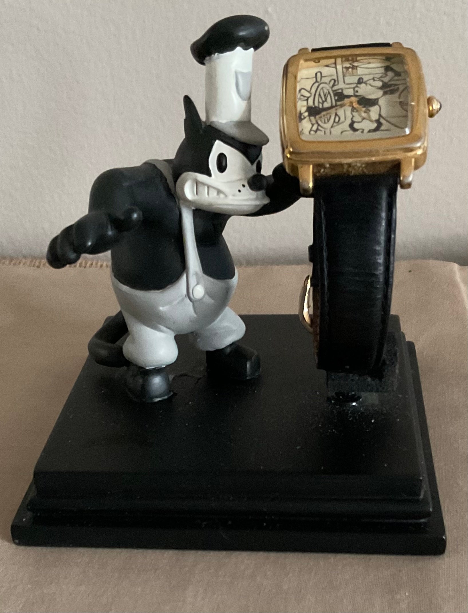 Vintage Disney Everlasting Time Steamboat Willie & Pete 