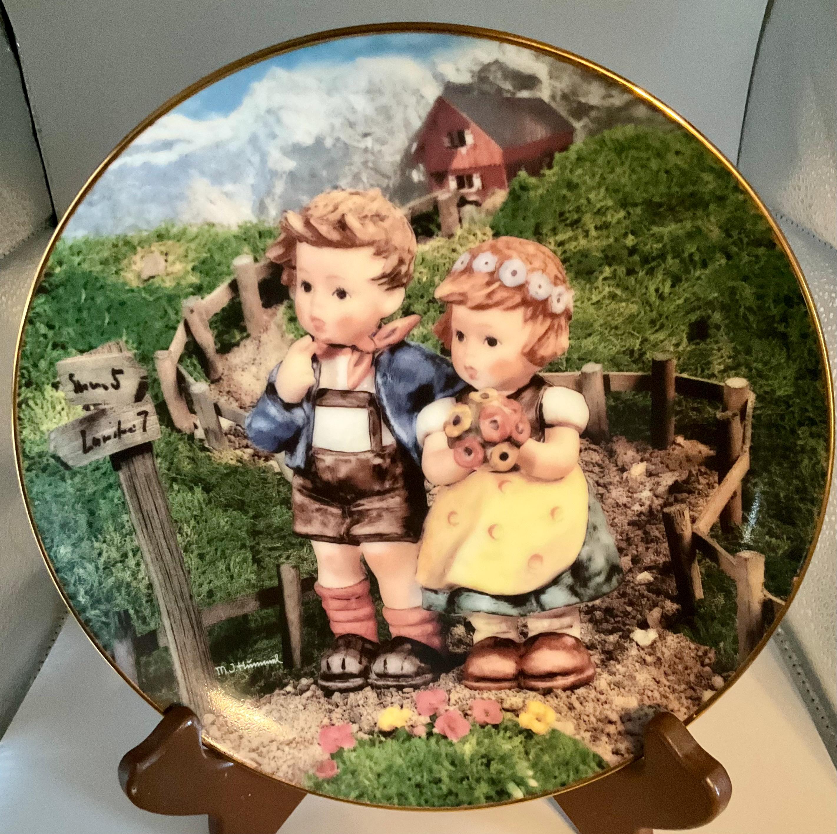 Little Flower Plate Vintage