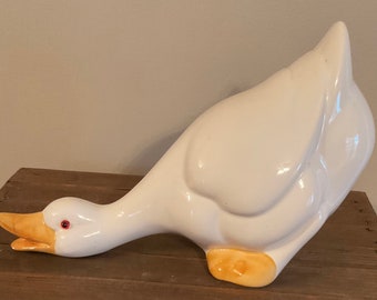 1980’s Country Goose, Duck Ceramic Figurine