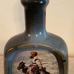 Beam’s Kentucky Straight Whiskey Bottle Decanter,Indian, Horse