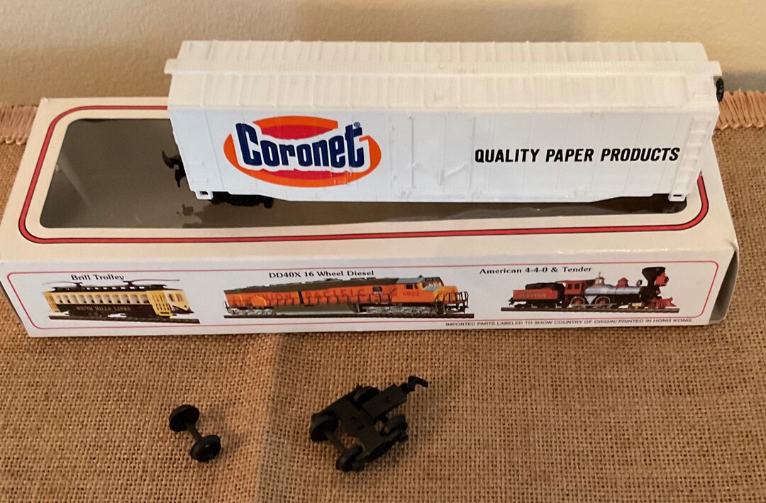 Bachmann Ho 51 Box Car, Electric Train, Paper Products , Train