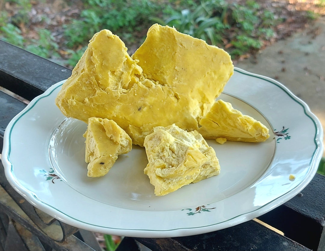 1 Kg. 35 Oz Yellow Shea Butter, Edible, Virgin, Grade A, Organic