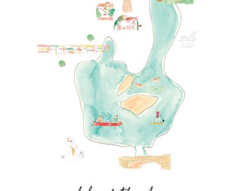 Lago de las Islas Ilustradas