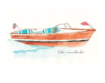 Custom Boat Illustration