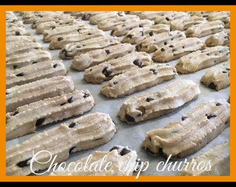 Chocolate chip churros, 2 boxes with homemade Chocolate chip churros