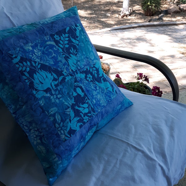 New:  Amy Butler "Lark" pillow cover.  Enjoy our cozy, comfortable designer fabric pillow to create a casual, relaxed living space.