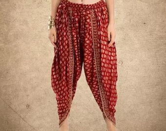 Women&#39;s Rayon Dhoti Pants, Plazzo Pants, Trousers, Bottomwear Indian Women Pants, Trouser for Women, Dhoti Pants, Women Dhoti