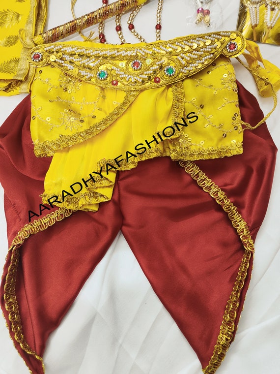Krishna dress for top 2 year boy