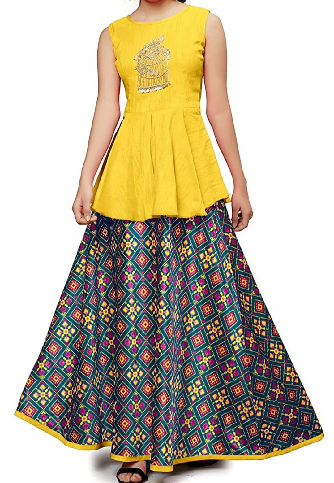 Indian Girls Skirt and Top Ethnic Wear Lehenga Choli for Etsy