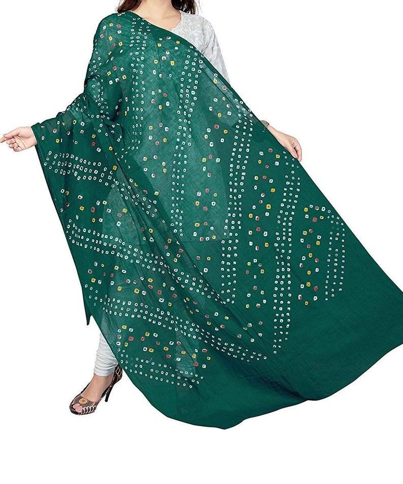 Indian Traditional Kutchi Bandhani Soft Cotton Dupatta for Etsy