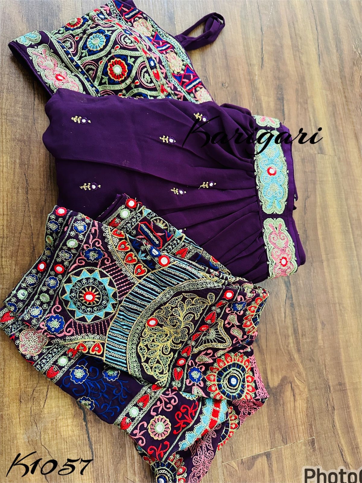 Kath Putli MF Navratri Wear Traditional Look Pure Khadi Kodi Work Kurti  With Pant Collection Catalog