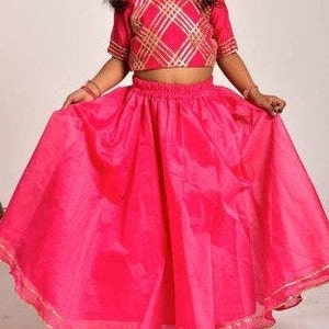Beautiful Indian Girls Lehenga Choli, Ethnic Wear, Ghagra Choli for baby, Indian Chaniya choli, Party Wear dress for girls, Indian kids dres