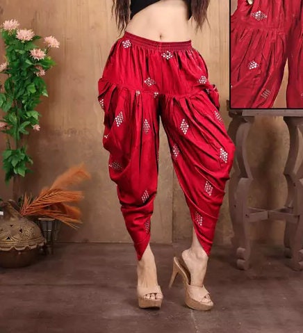 Women's Rayon Pants Patiala Pants, Plazzo Pants, Trousers