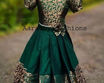 Girls Brocade Lehenga Choli | Indian Wedding, Bollywood Costume