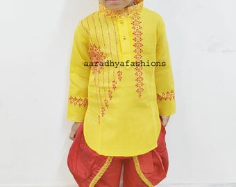 Boys Kurta Pyjama Set, Traditional Indian Dress, Ethnic Party Wear
