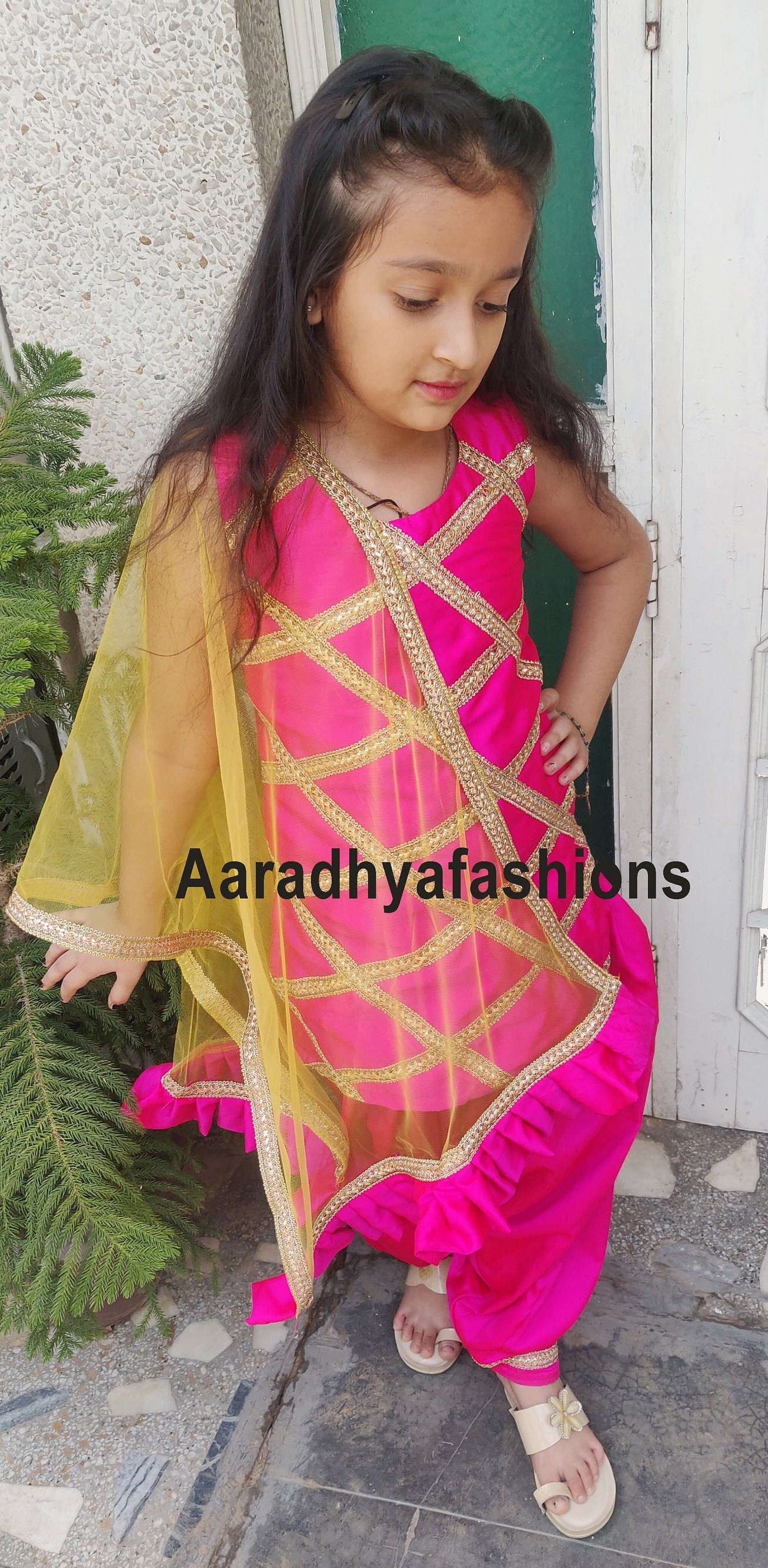 Gold Heavy Embroidery Punjabi Suit Punjabi Suit for Woman Girl Indian Wear  Traditional Girl Punjabi Suit Baby Suit Eid Dress - Etsy