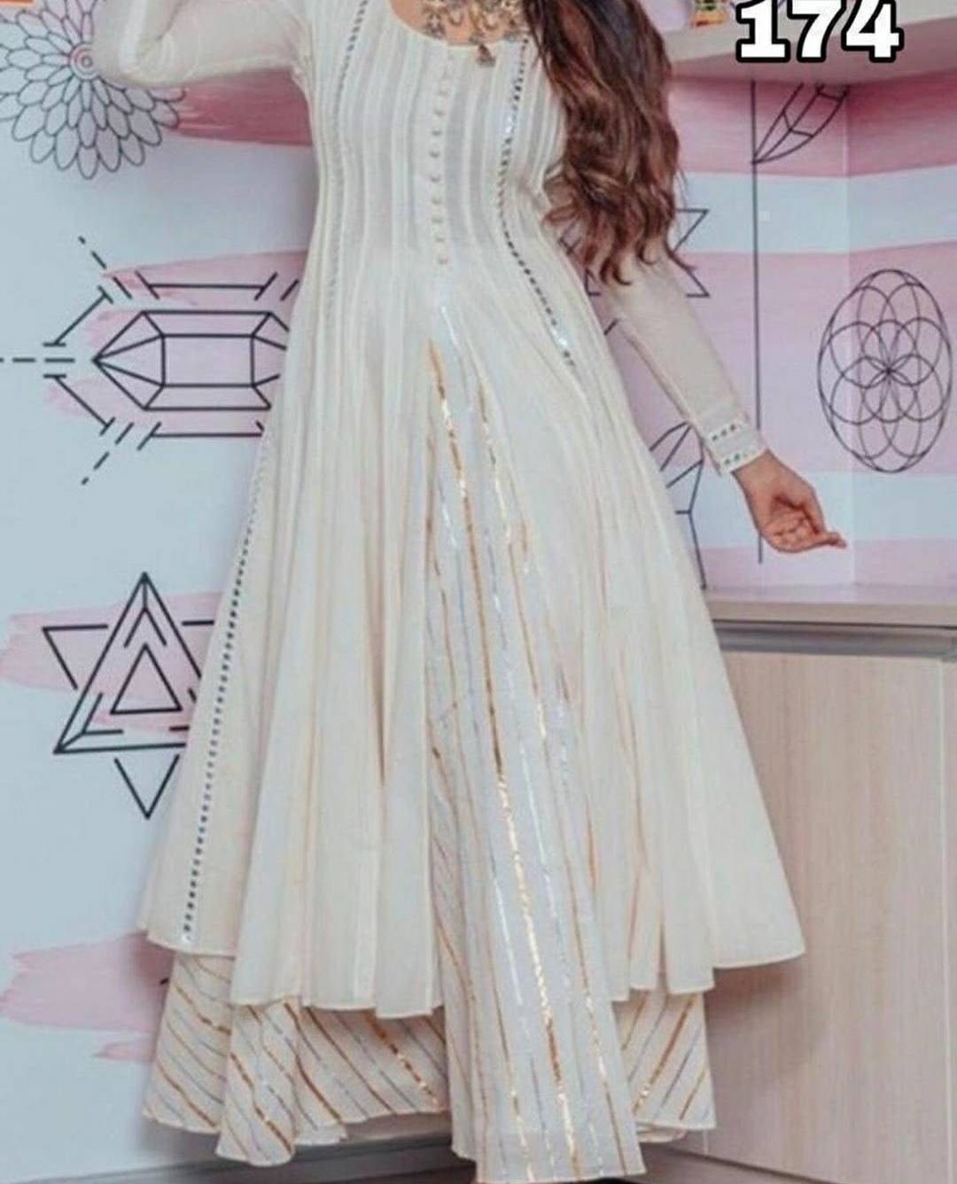 White salwar with bandhani dupatta cheap