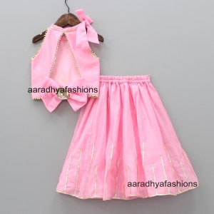 Indian Girl lehenga, chaniya choli for baby, Tapeta Silk Lehenga, Soft lehenga, Dresses for Baby, ghagra choli girls, Baby Salwar Suit