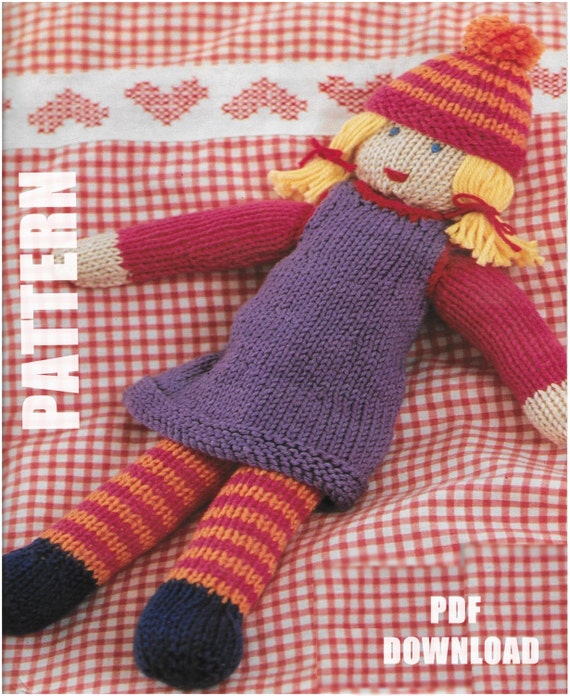 knitted rag doll