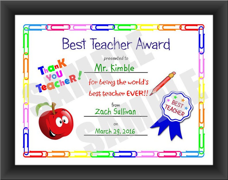 certificate-best-teacher-kids-certificate-printable-pdf-etsy