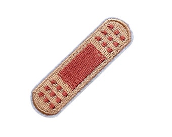 Plaster, Iron on, Applique patch, Plaster patch, Embroidery patch, Bandage, Embroidered Plaster, sewing patch, crafting patch