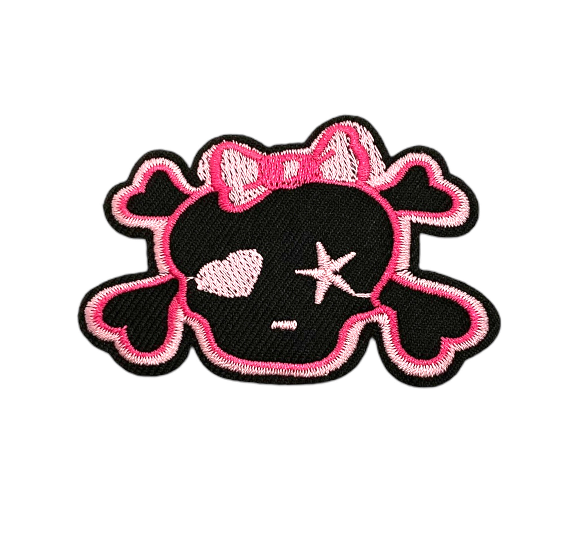 Hello Kitty Face with Pink Bow Embroidered Iron On Patch, 2 x 2.75 Free  Ship