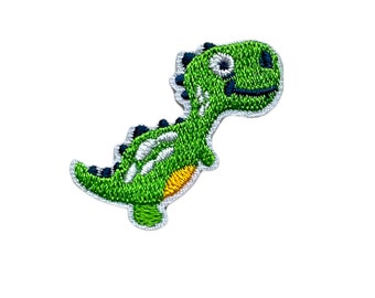 Dinosaur, Iron on, Applique patch, Embroidery patch, Dinosaur patch, T-Rex, Embroidered Dinosaur, sewing patch, Animal applique