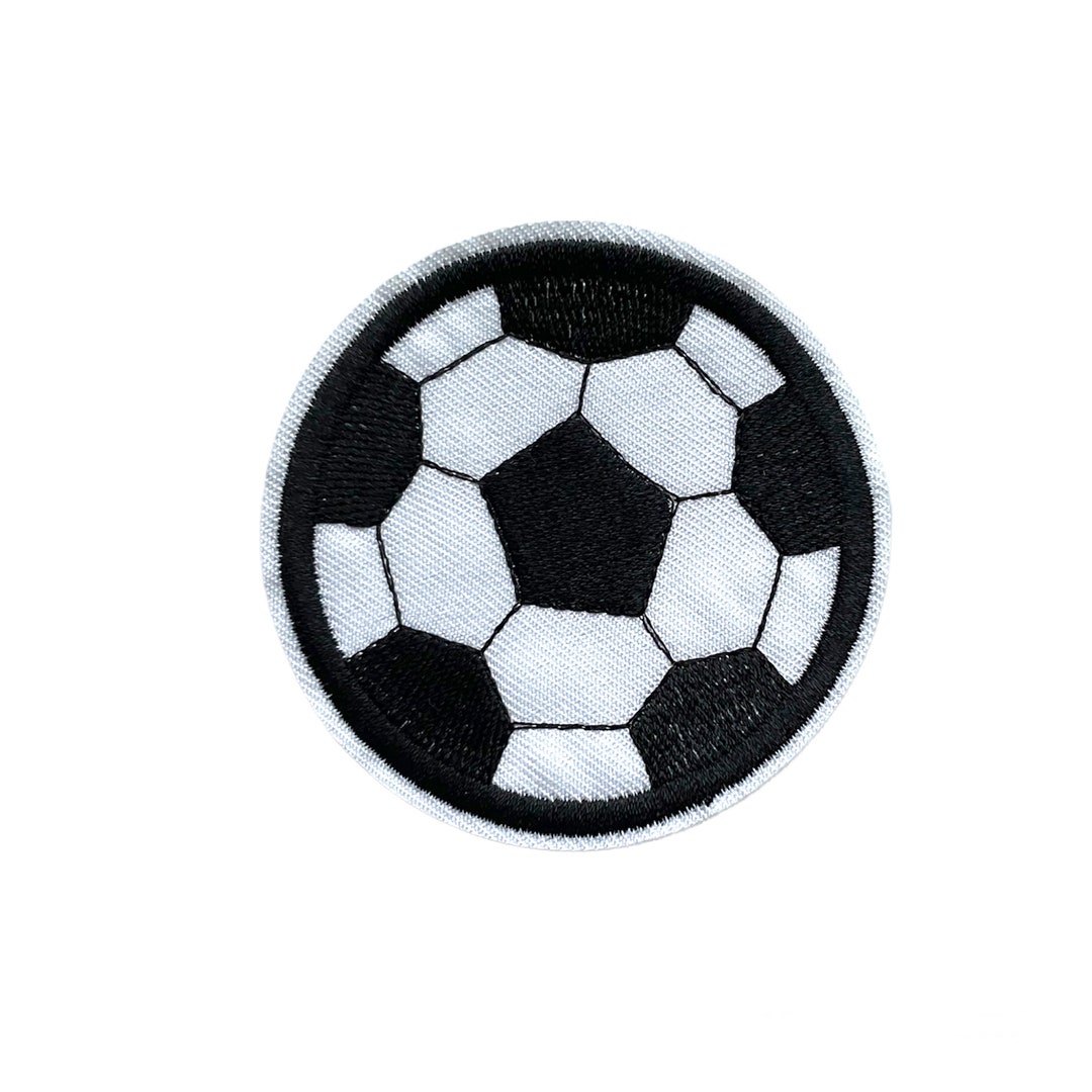 Football, Soccer Ball Patch, Sewing Patch, Embroidery Patch, Iron On