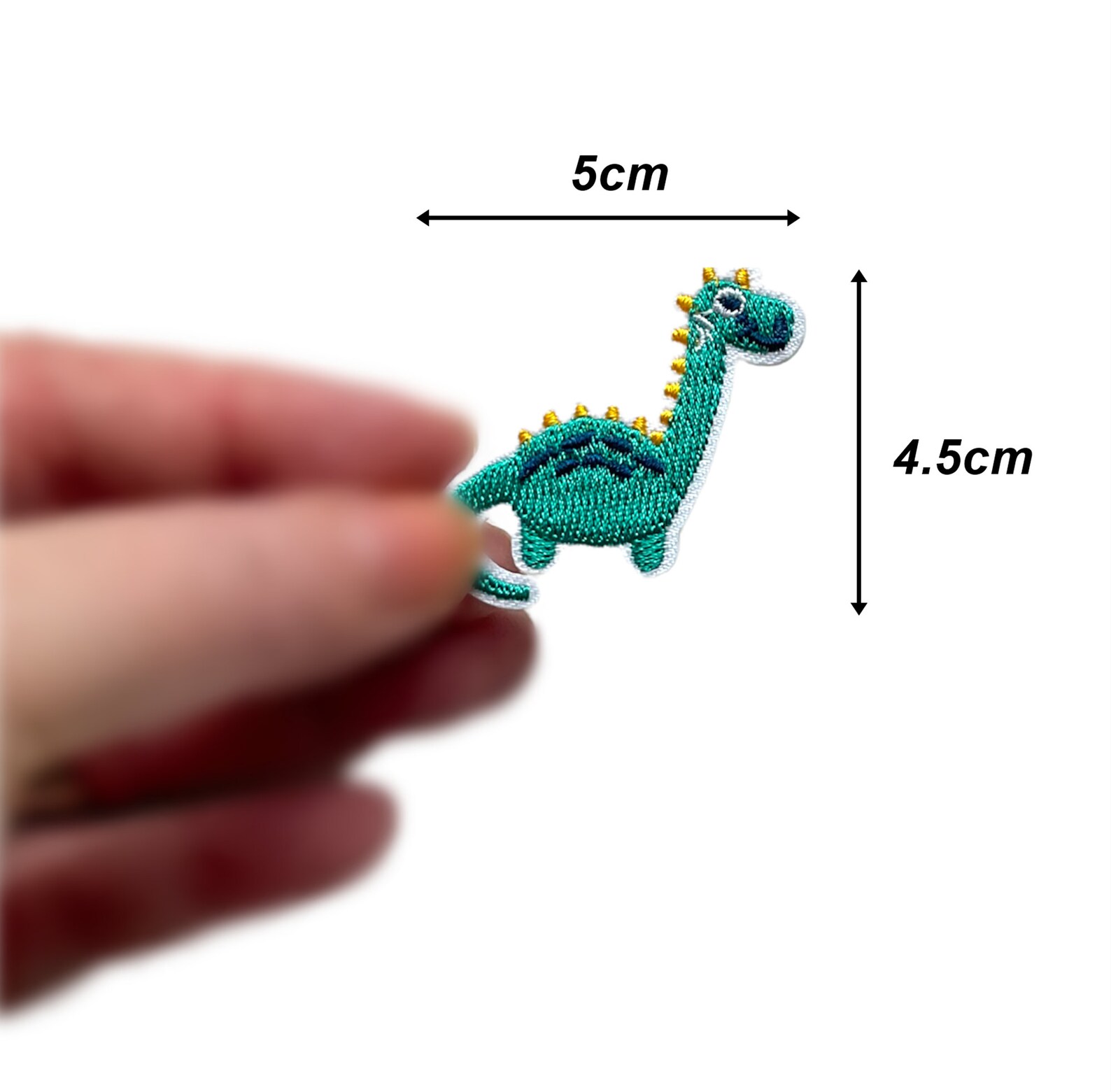 Dinosaurier-Aufnäher Bestickt – Zum Aufbügeln Oder Aufnähen Auf T-Shirt, Jeans, Jacke Oder Mütze Für Jungen
