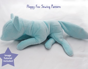 wolf stuffed animal sewing pattern