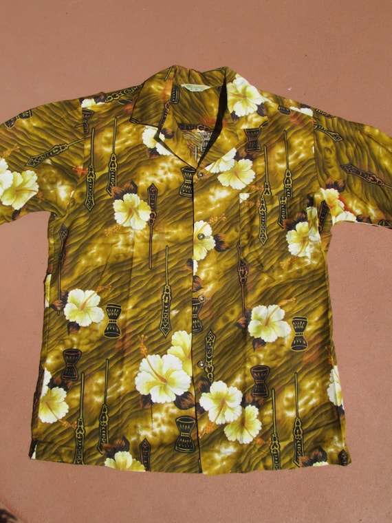 Rare Vintage 1940 1950 Hookano Brand Hawaiian Hibi