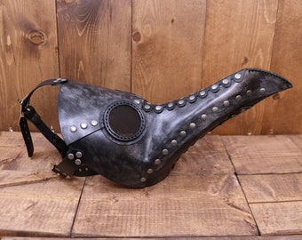 Plague Doctor Mask in special "Black Bone" colour - steampunk doctor's costume