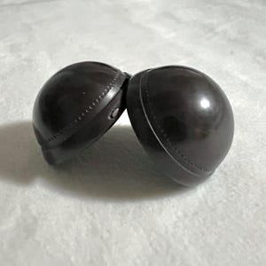 Fantastic Mid-Victorian Gutta Percha ORB Locket