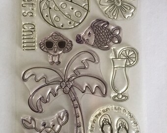 Hero Arts Lets Chill (CL438) Stamp Set