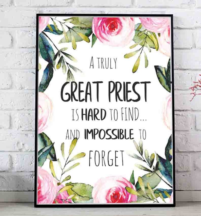 Priest Thank You Priest Gift Priest Appreciation Gift Priest Etsy