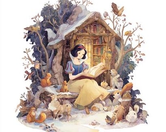 ファンタジー絵画コビトノ国の物語水彩画イラスト 文房具・事務用品 ファンタジー絵画コビトノ国の物語水彩画イラスト
