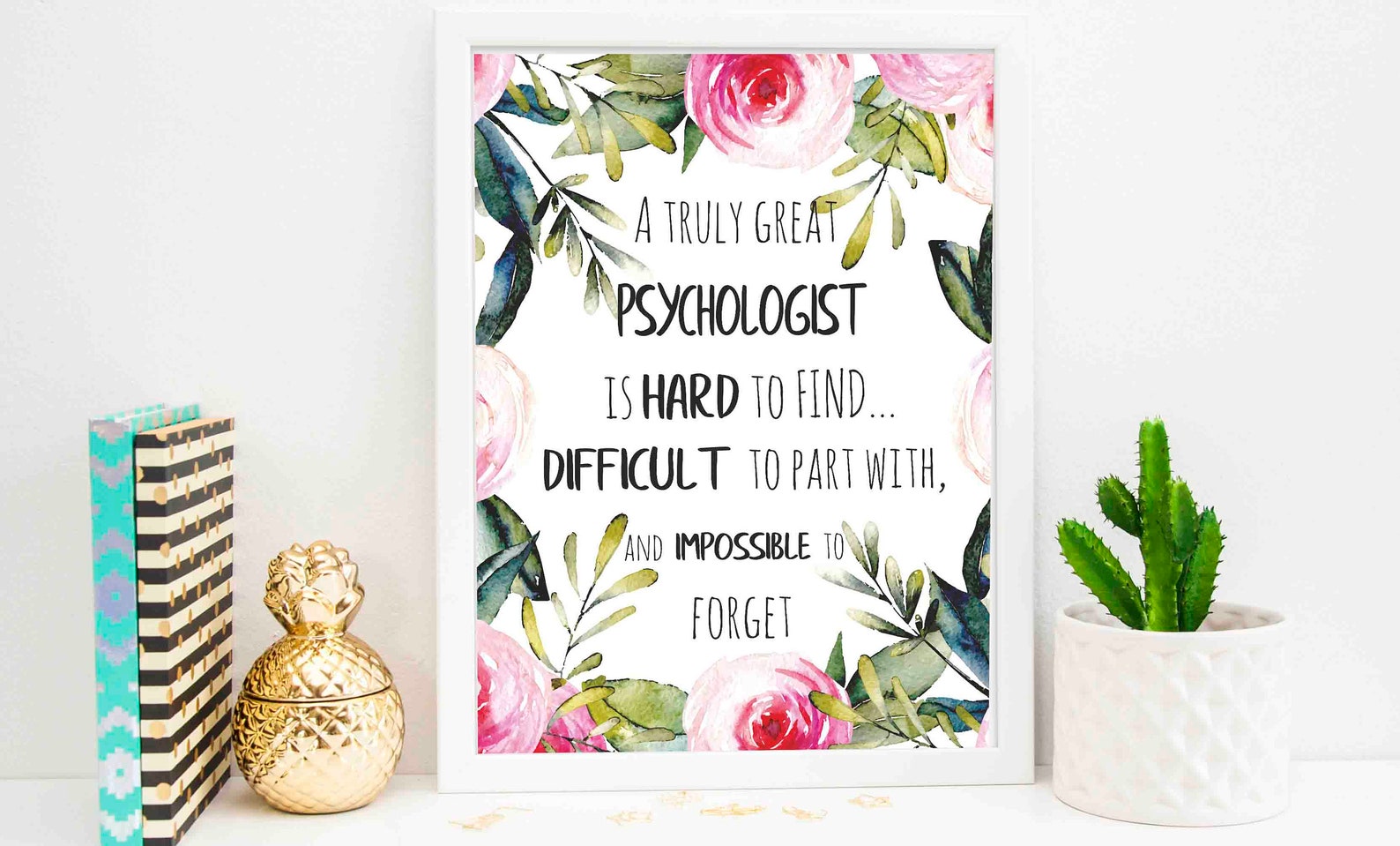 Psychologist Appreciation Psychologist Gift Printable Etsy