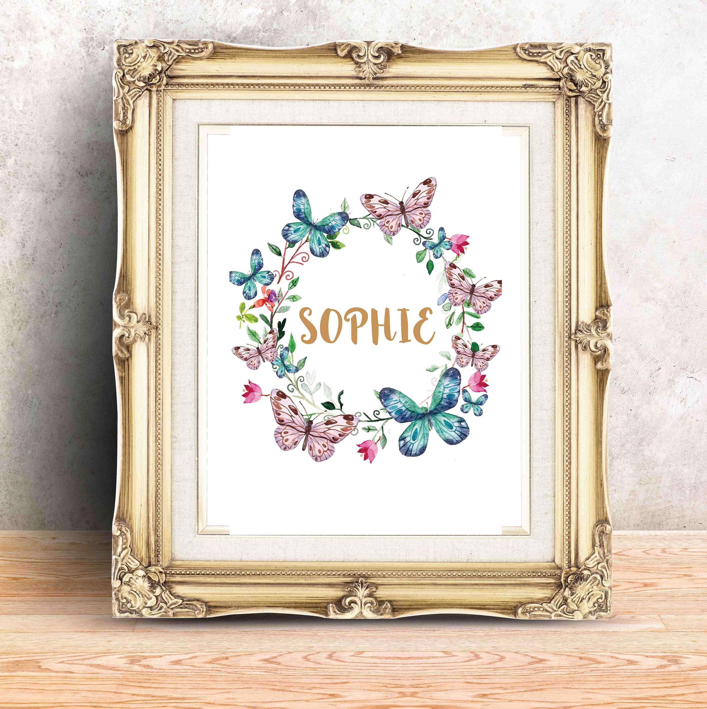 Monogram Printable Sophie Name Sophie Baby Sophie Nursery Etsy